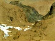 John Ruskin the pass of faido on the st gotthard oil